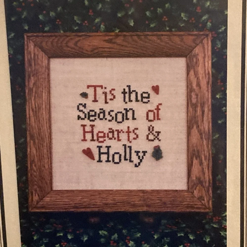 Down Sunshine Lane Christmas Cross Stitch Pattern Embellishments Tis‎ The Season